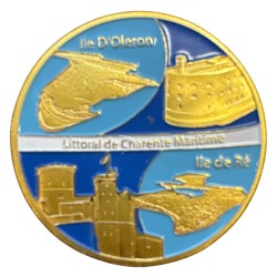 Dept17 - Littoral de charente maritime - Souvenirs et patrimoine - 34mm