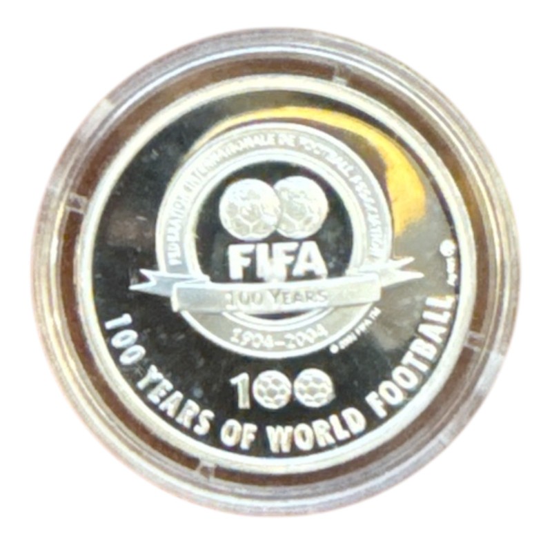Médaille - Ruud Gullit - 100 meilleurs joueurs de football par Pelé - FIFA 100 ans - argent