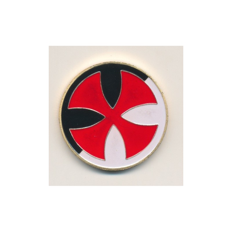 Medaille - Cavalier - croix - en couleur