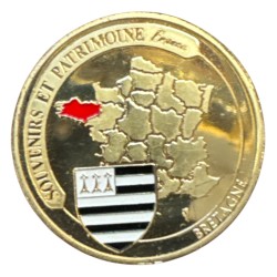 Médaille - Le roi Arthur - Souvenirs et patrimoine - 34mm 2