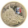 Dept50 - Medaille - Mont st michel avec écusson - en couleur