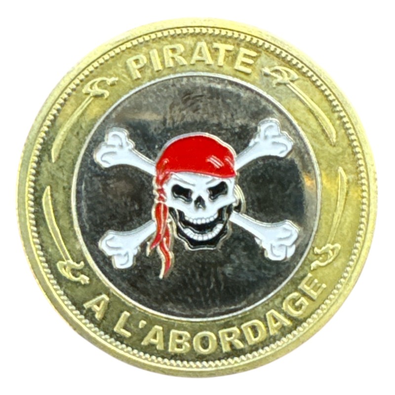 Médaille - Pirate à l'abordage - 33mm