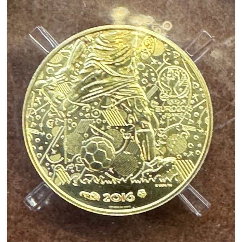 100 Euro Or - Euro Football UEFA - 2016  - 1,8g 0,999
