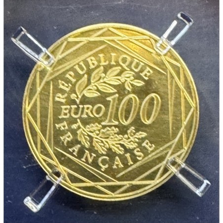 100 Euro Or - Euro Football UEFA - 2016  - 1,8g 0,999