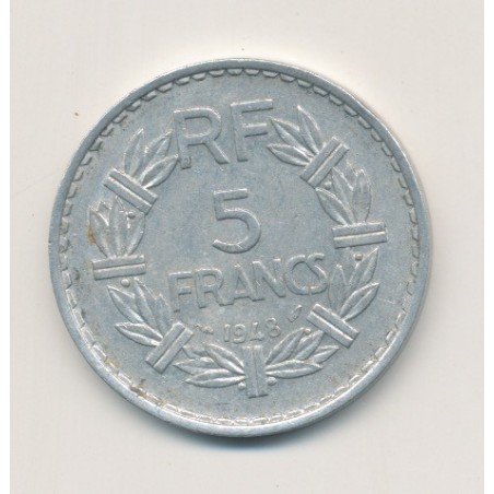 5 Francs Lavrillier - 1948 - 9 fermé