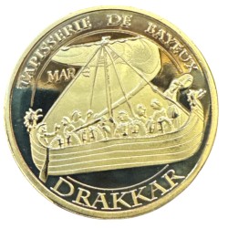 Dept14 - Tapisserie de bayeux - drakkar - Souvenirs et patrimoine - 34mm