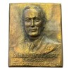 Plaquette - Emile Bollaert - 1890-1978 - préfet du Rhone 1934/1940 - cuivre - TTB+