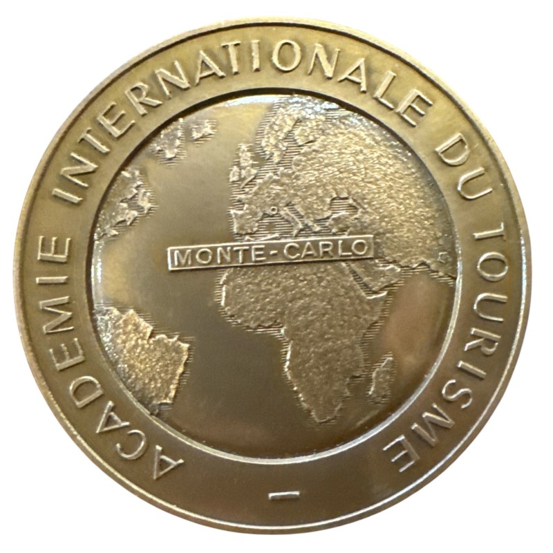 Médaille - Académie Internationale de tourisme Monte-Carlo - 1951 - bronze 51mm - SPL