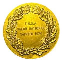 Médaille - Salon national Saintes 1974 - bronze 51mm - SUP 2