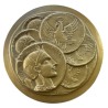 Médaille - 150e anniversaire Assurances générales de France - bronze 68mm - SUP