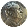 Médaille - Gaston Defferre - 1910-1986 - Résistance décolonisation décentralisation - argent 200g - TTB+