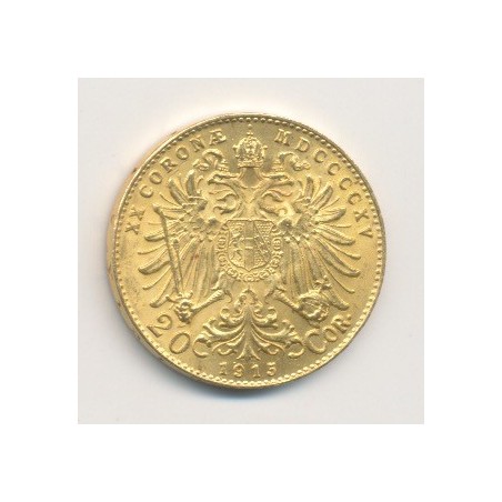 Autriche - 20 Corona 1915 - François Joseph I