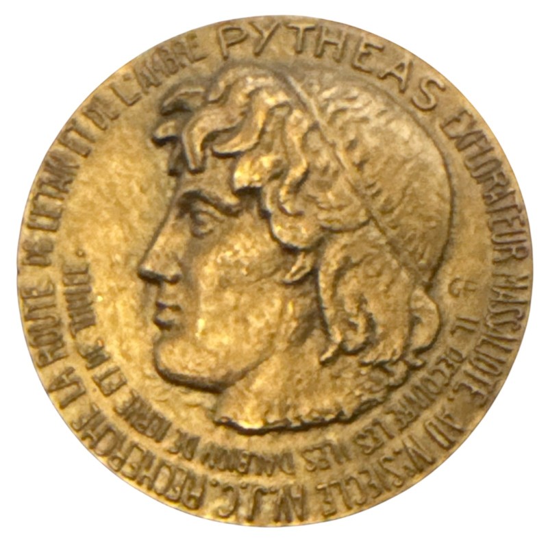 Médaille - Pytheas - Explorateur Massaliote - bronze 71,5mm - SUP