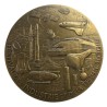 Médaille - Festival de l'industrie et de la technologie - La Villette - bronze 68mm - SUP 