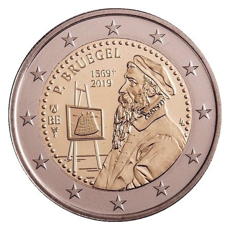2 Euro Belgique 2019 - Pieter Bruegel - sans coincard