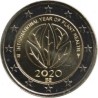 2 Euro Belgique 2020 - Année internationale de la santé des plantes - sans coincard