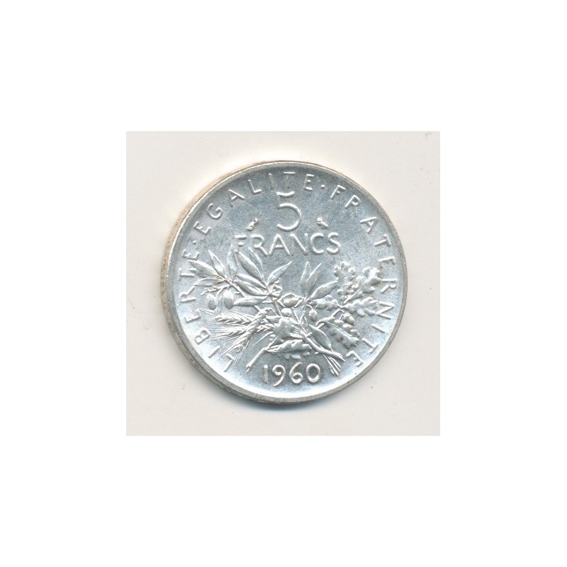5 Francs Semeuse - 1960