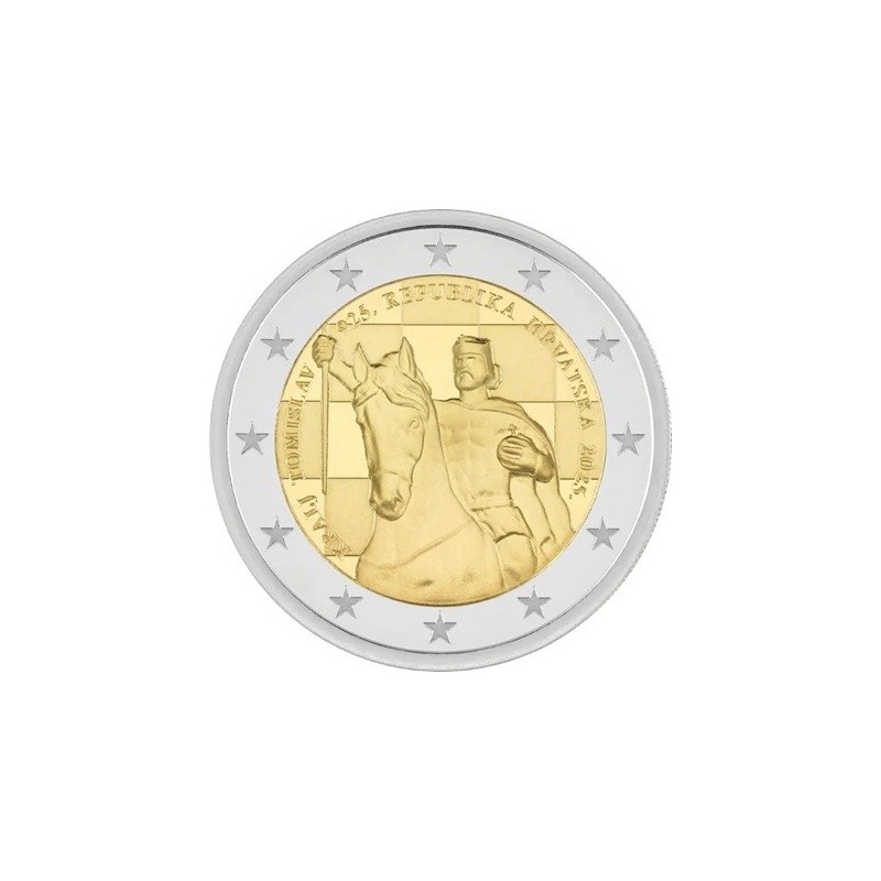 Croatie - 2 Euro 2025 - 1100 ans du Royaume de Croatie et le couronnement du roi Tomislav