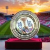 2 Euro couleur - Naples Champion d'Italie - 2024-25 - fond blanc et coupe