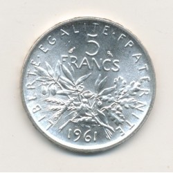 5 Francs Semeuse - 1961