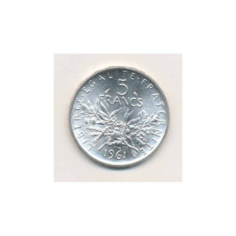 5 Francs Semeuse - 1961