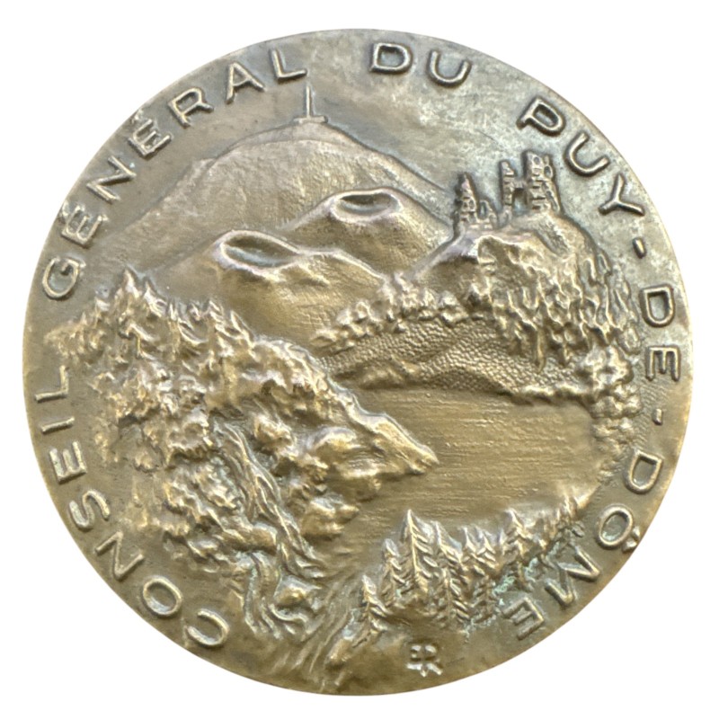Médaille - Conseil général du puy de dôme - bronze 49,5mm - SUP