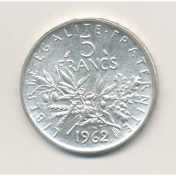 5 Francs Semeuse - 1962