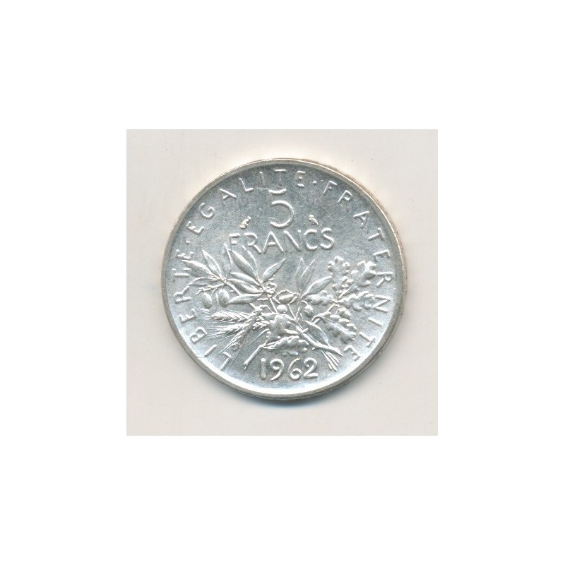 5 Francs Semeuse - 1962