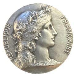 Médaille - Ministère de l'intérieur - République Française - argent 78g -50mm - Daniel-Dupuis - TTB+