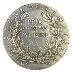Médaille - Ministère de l'intérieur - République Française - argent 78g -50mm - Daniel-Dupuis - TTB+ 2