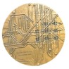 Médaille - Fonction publique Française - cuivre 80,5mm - Gaston Defferre 1983 - SUP