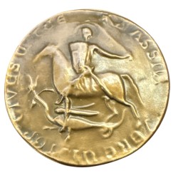 Médaille - Reproduction du sceau de la Ville de Marseille - bronze - 71mm - 340g - SUP 2