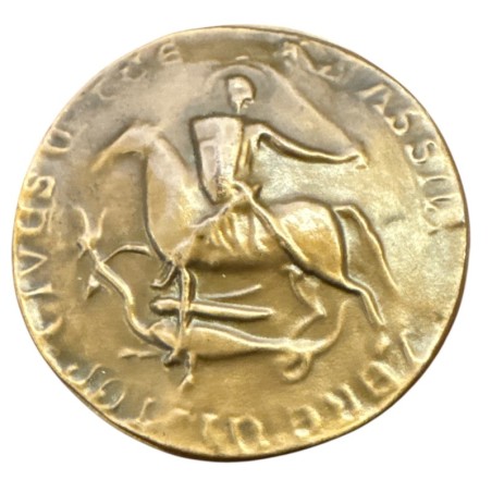 Médaille - Reproduction du sceau de la Ville de Marseille - bronze - 71mm - 340g - SUP