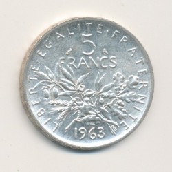 5 Francs Semeuse - 1963