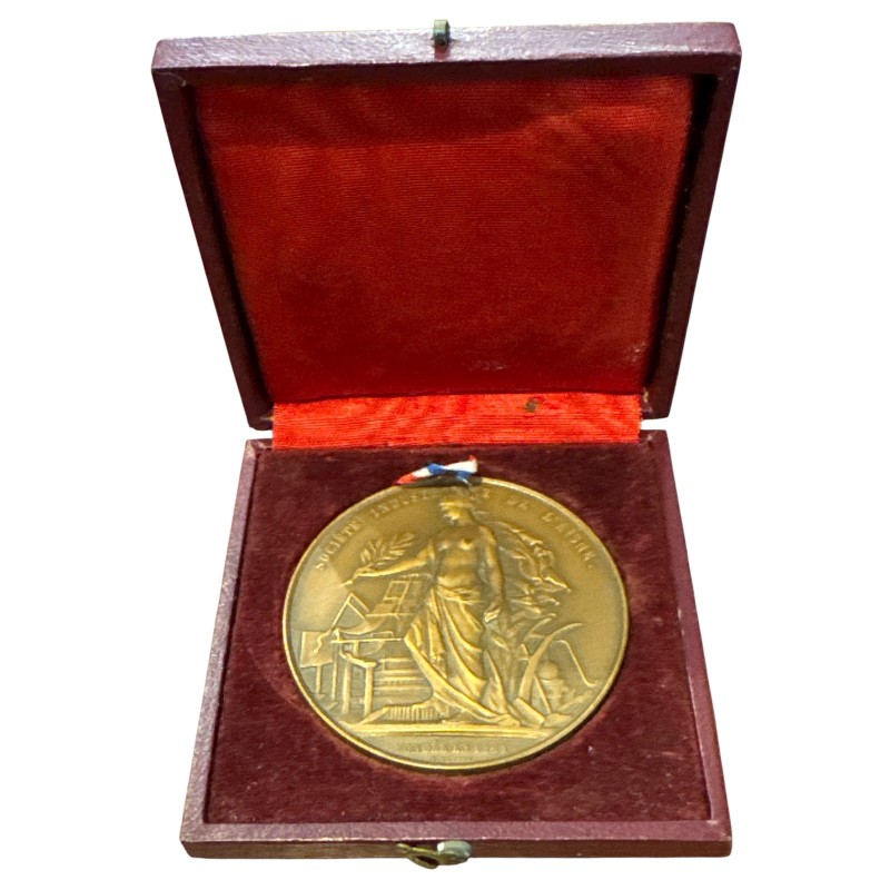 Médaille - Société industrielle de l'Aisne - 1937-52 - Sucrerie de Marle - bronze - 58mm - TTB+