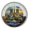 2 Euro couleur - Notre-dame de Paris - vue du ciel