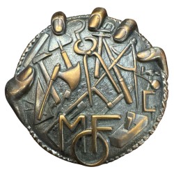 Médaille - Meilleur ouvrier de France - Cinquantenaire MOF - 1929-1979 - bronze - 57mm - Monnaie de Paris - avec socle