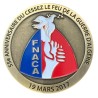 Médaille - 55e anniversaire du cessez le feu de la guerre d'Algérie - 19 mars 2017 - 80mm - bronze