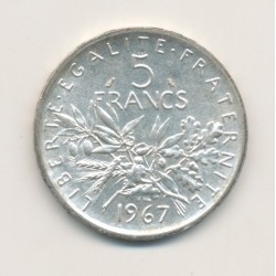 5 Francs Semeuse - 1967
