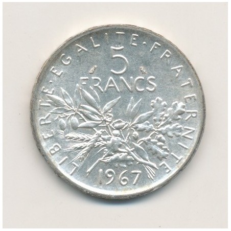 5 Francs Semeuse - 1967