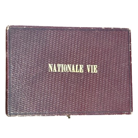 Coffret Nationale vie - Avec 6 Jetons Assurance - en argent 