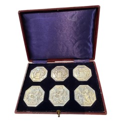 Coffret Nationale vie - Avec 6 Jetons Assurance - en argent 