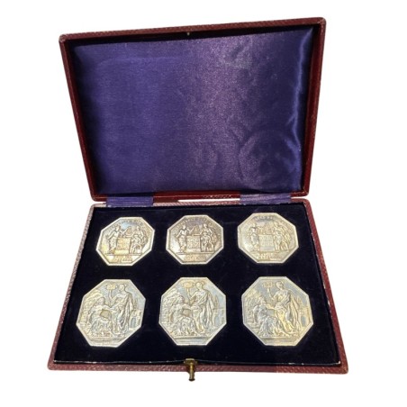 Coffret Nationale vie - Avec 6 Jetons Assurance - en argent 