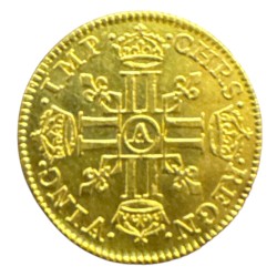 Louis XIII - 1/2 Louis d'or Warin - 1640 A Paris - mèche courte - 1er type - TTB+ 2