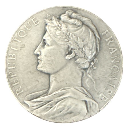 Médaille - École nationale d'arts et métiers de paris - 1920 - argent 59,98g - 50mm - TTB+