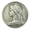 Médaille - Association Sténographique unitaire - 1911 - argent 34,18g - 42mm - Desaide et Roty - TTB+