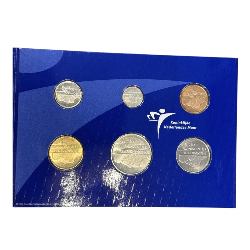 Pays-Bas - Coffret 6 monnaies - 2001 - FDC