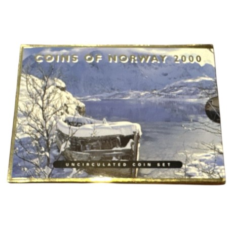 Norvège - Coffret 5 monnaies - 2000 - FDC 