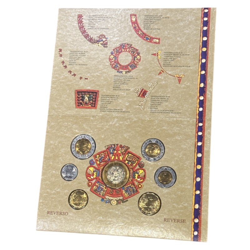 Mexique - Coffret 7 monnaies - 2000 - FDC