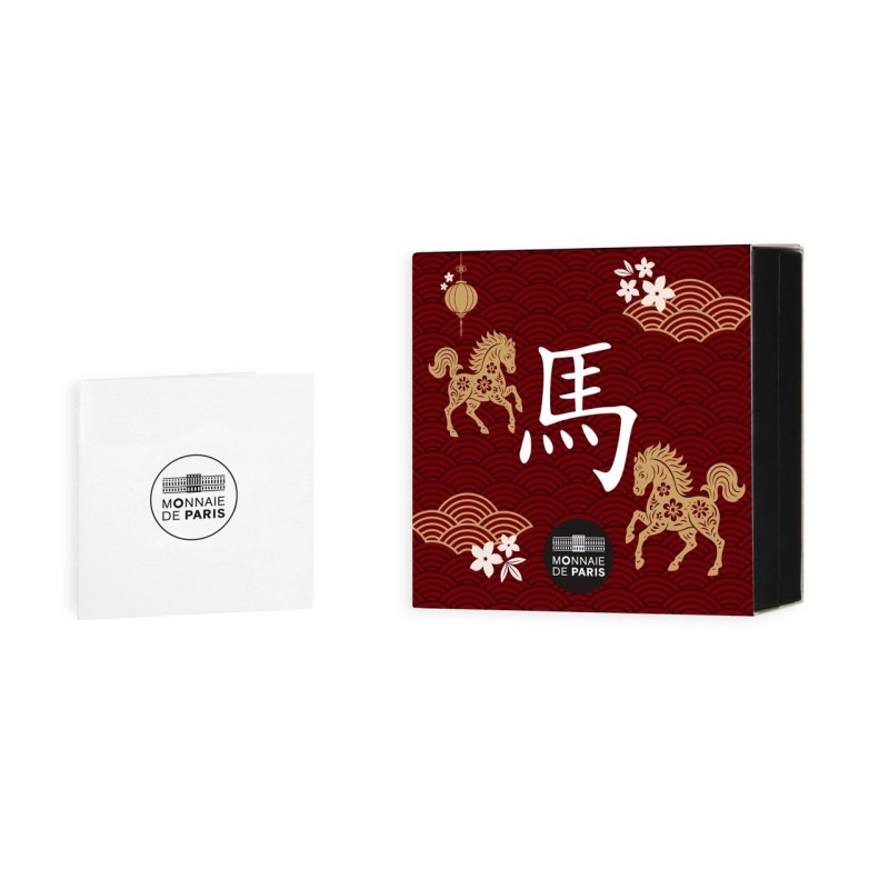 20 Euro 2025 - Année du cheval - Calendrier chinois - argent Belle épreuve - 1 once